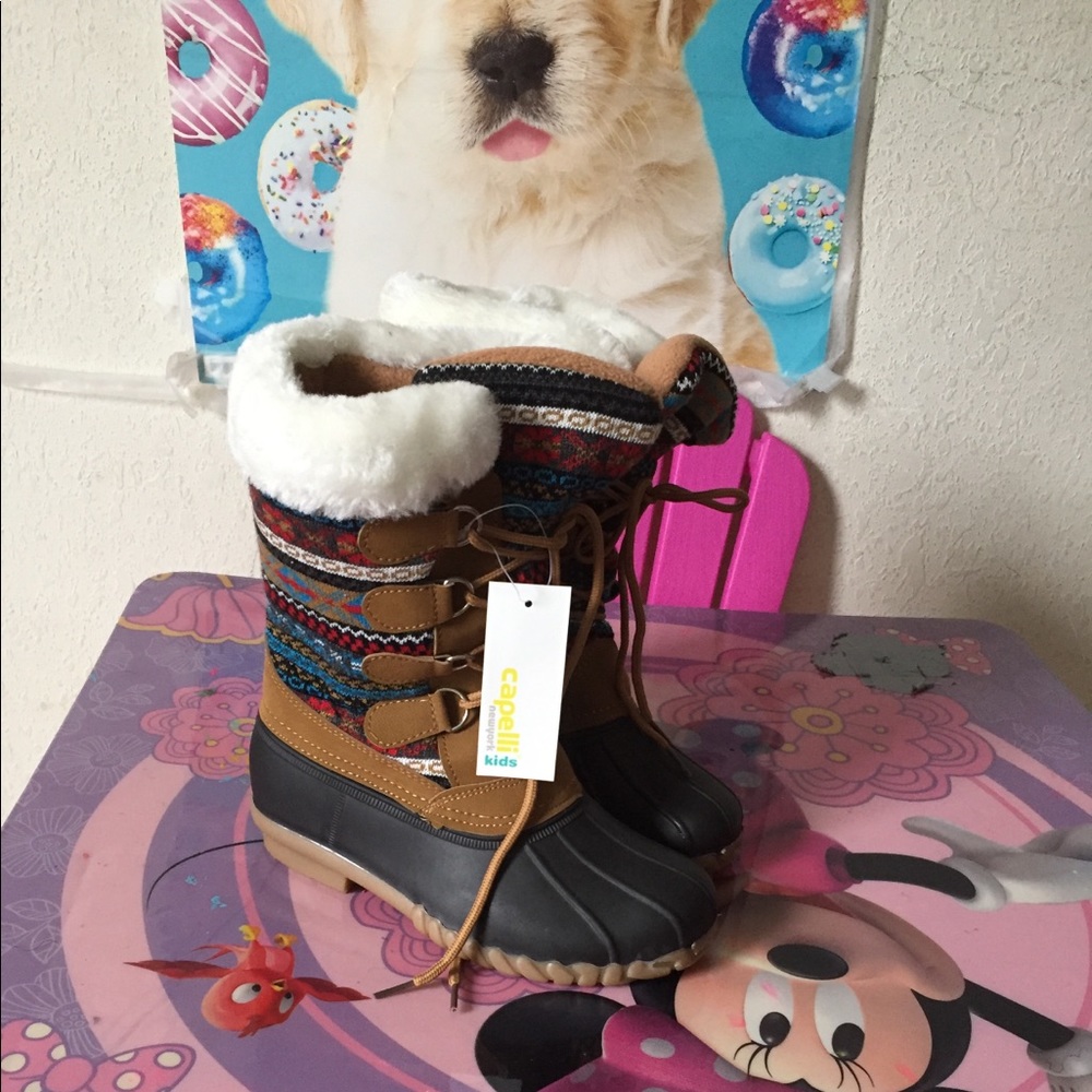 Capellini New York kids boots never worn